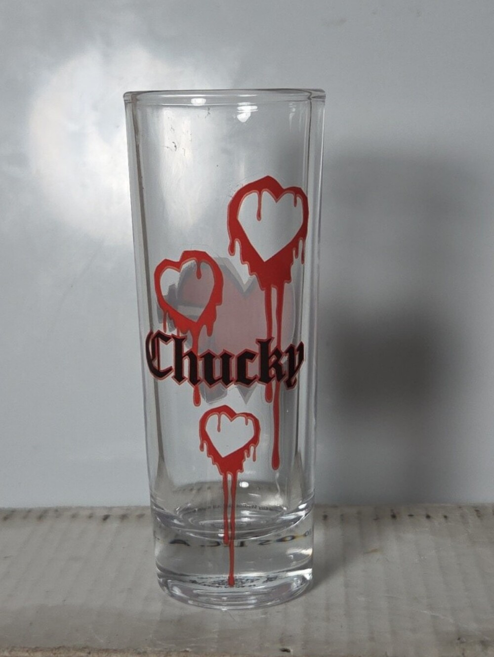 ZAK! Chucky and Bride Tiffany Child’s Play Shot Glass Shotglass Barware 2-3oz